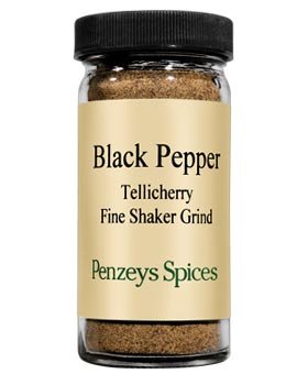 Fine Shaker Black Pepper By Penzeys Spices 2.2 oz 1/2 cup jar Pack of 1