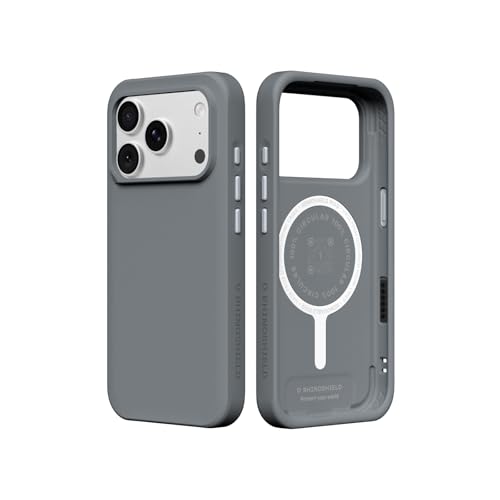 Coque iPhone 17 Pro MagSafe RhinoShield SolidX antichoc gris