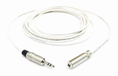 Custom Cable Connection 50 Foot Plenum CL3P 3.5mm (1/8 inch) Stereo Audio Extension Cable Male to Female