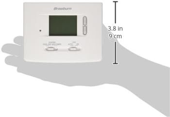 Braeburn 1220NC Non-Programmable Thermostat with dimensions