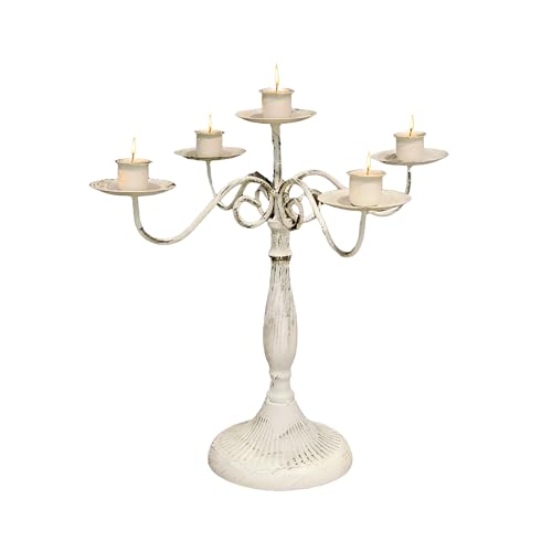 Candlestick Table Center Decoration, Classical Design, Stable Structure, Romantic Atmosphere, Perfect for Various Occasions, Elegant Lighting Solution, Home Decoration, Gatherings, Weddings, Catering by cribgoods4u - Used condition - US$14.97