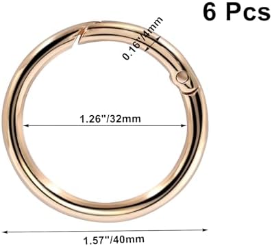 ESTINK Joints Toriques En Métal 50pcs Anneaux Métalliques 20x3mm Fer