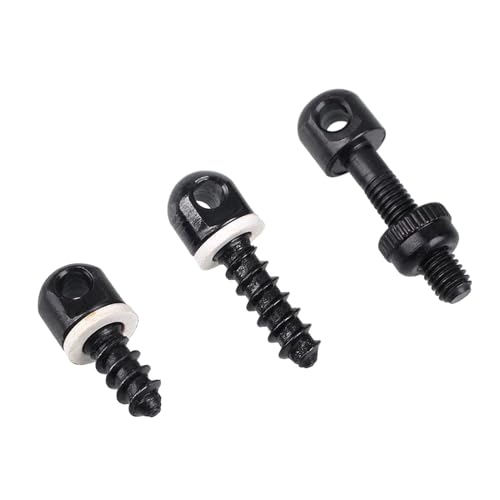 LIANXUE 3 Pcs Sling Swivel Studs Wood Screw Studs Sling Hunting Base Quick Detach Mounting Screw Kits for Rifles & Shotguns Detachabl