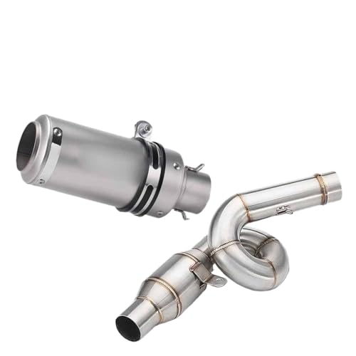 Für Kawasaki Für Ninja Z750 Z800 Auspuffanlage Aus Edelstahl 51Mm 2 Zoll Komplettset Passend Für 2013 2014 2015 2016