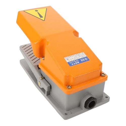 Interruptor de pedal industrial duradero para uso prolongado en maquinaria pesada