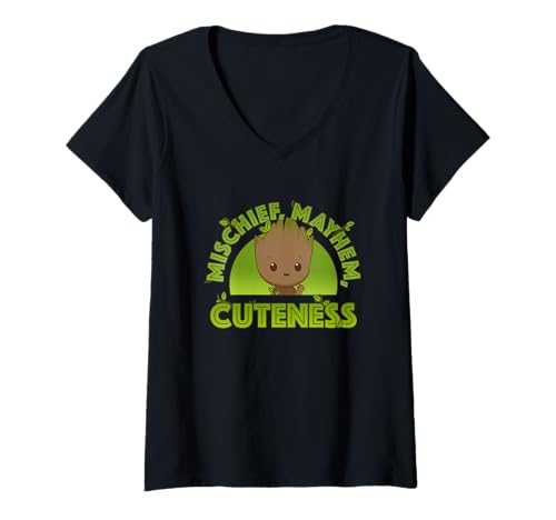 T-shirt Marvel Studios I Am Groot col V vêtement geek coton imprimé original