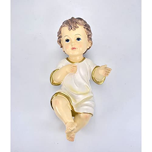 Fitwish PUNTO CASA GESU' Bambino PRESEPE LUNGH. 27 CM Statua BAMBINELLO Vestito LARGH. 13,0 CM 25421