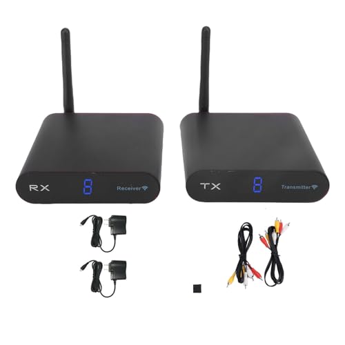 Transmisor receptor AV inalámbrico de 5,8 GHz para duplicar la señal de video a 300 m sin cables