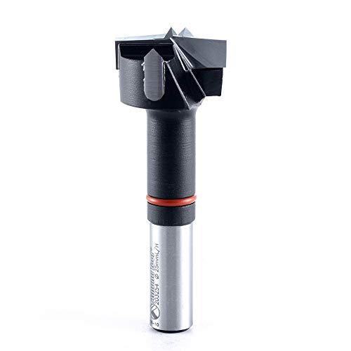 Amana Tool - 203254 Carbide Tipped Hinge Boring Bit L/H 25mm Dia x 70mm Long x 10mm Shank