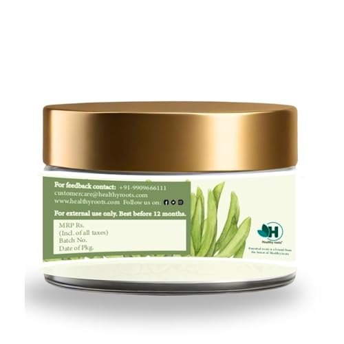 Image of Aloe Vera Skin Gel 100ml for Face & Hair and Fresh Aloe Vera Leaf Extract - Hydrating, Moisturizing, Soothing | Pure 100ml Gel for Glowing Skin | Multipurpose Care for Men & Women.