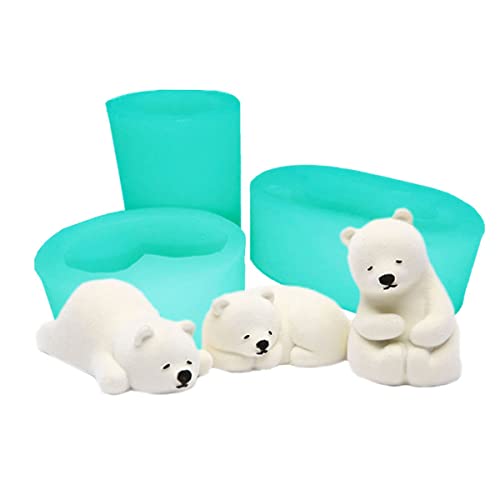 Moulage silicone ours 3D pour décorer vos gâteaux d'anniversaire