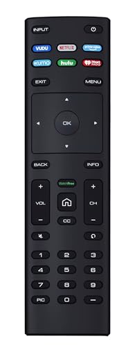 XRT136 Replace Remote Control fit for VIZIO Smart TV D50x-G9 D65x-G4 D55x-G1 D40f-G9 D43f-F1 D70-F3 V505-G9 D32h-F1 D24h-G9 E70-F3 D43-F1 V705-G3 P75-F1 D55x-G1 V405-G9 E75-F2 D32f-F1 D24f-F1