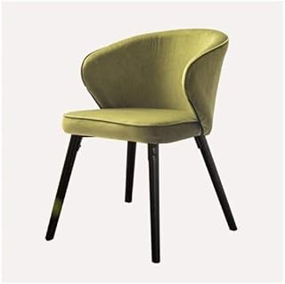 LKAIBIN Moderna Extra Espesado de Comedor Red roja Taburete de la Barra del Respaldo Nordic Home Hotel Silla de Comedor Silla de Lujo de Shell Inicio Luz (Color : Wooden Legs A5)