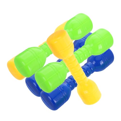 POPETPOP 6 Piezas los hacen ejercicio con mancuernas mancuerna ajustable mancuernas jugar campanas mudo barra con mancuernas mancuerna para pesas con mancuernas Colorful