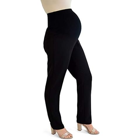 Straight Leg Formal Maternity Work Trousers (8R) Black Cover