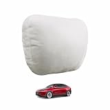 X-CAR White Headrest Pillow for Tesla Model Y L 6-Seat 2026-Onwards Car Seat Neck Support Cushion Accessories