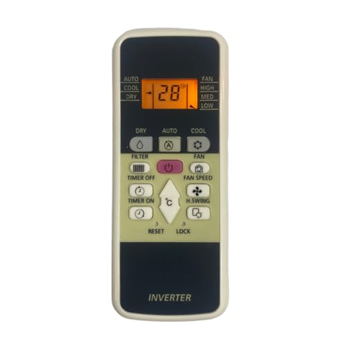 Image of Upix AC Remote No. 220 (with Backlight), Compatible /Replacement for Hitachi Inverter AC Remote Control (Exactly Same Remote Will Only Work)