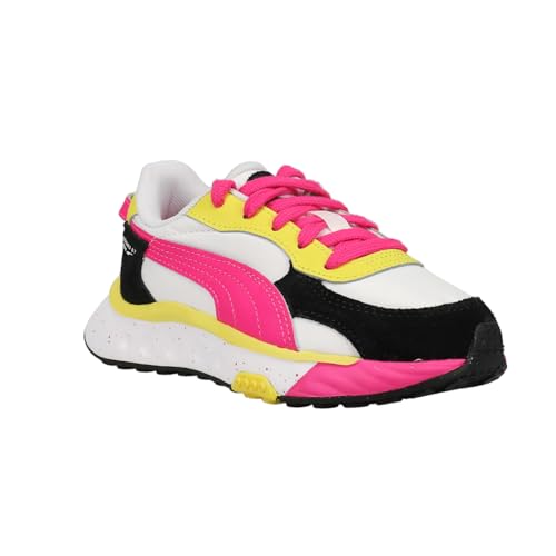 PUMA Toddler Girls Wild Rider Rollin' Lace Up Sneakers Shoes - White2