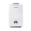 CAMPLUX 3.18 GPM Natural Gas Tankless Water Heater, Instant Indoor Hot Water Heater for Whole House, Constant Temperature System with Digital Display, White
