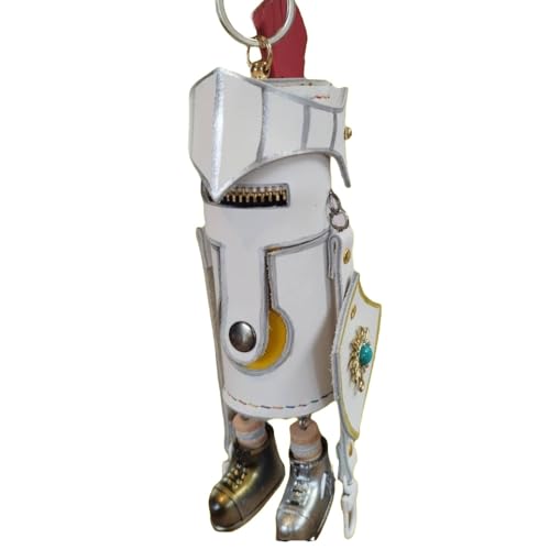 ALVALLET KAWAROBO(革ロボ)ミニポーチ ウィタカー家(白騎士)