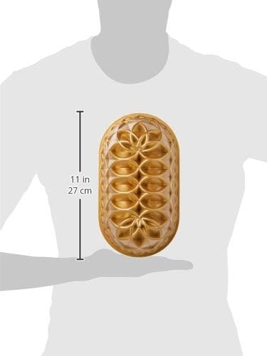 Nordic Ware Jubilee Loaf Pan, 6 Cup, Gold - Image 9