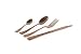 Excelsa Vintage Copper Servizio Posate 24 Pezzi, Acciaio Inox 18/0