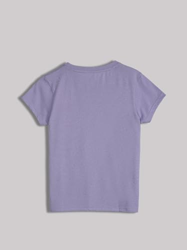 Image of Li'l Tomatoes Girls 100% Cotton Graphic T-Shirt | Attitude & Love Print Summer Top | Soft & Breathable Casual Wear | Short Sleeve Tee | 11-16 Years