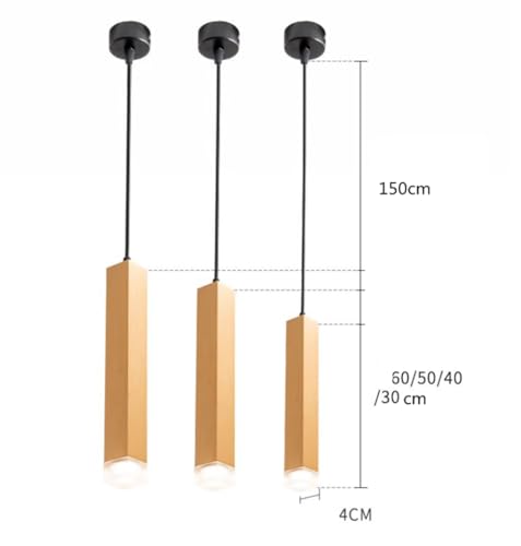 Lámpara de comedor moderna tipo suspensión LED de 40 cm ideal para iluminar escaleras de loft 2