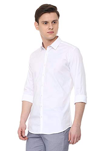 Image of Van Heusen Men's Solid Slim Fit Casual Shirt