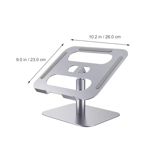 Base Ajustable para Laptop Portátil de Aluminio Plata miniatura 2