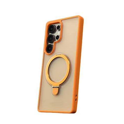 Accessoire antichoc Galaxy S24 Ultra orange compatible MagSafe