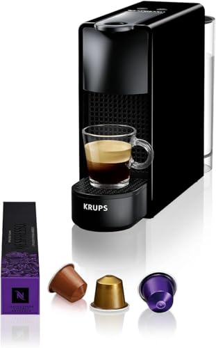 Image of Nespresso Essenza Mini Coffee Machine, PianoBlack by Krups