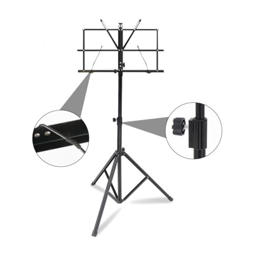 Grand pupitre à musique réglable et modèle de bureau rétractable - 4