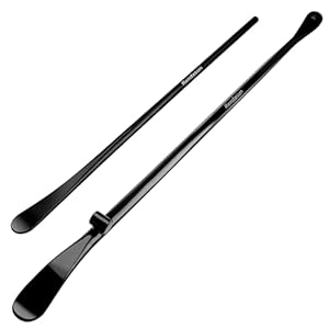 2PCS Tire Bar, 34645 Tire Mount and Demount Iron 37In, 3/4 in | 33220 Mt and Demount Spoon 30 in, 11/16 in, Tire Irons Heavy Duty Used for Off-Road Vehicle, Bus, Cars, Tractor Tubeless Truck Tires…