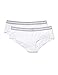 Produktbild Amazon-Marke: Iris & Lilly Damen sportlicher Hipster aus Baumwolle, 2er-Pack, Weiß (White/Grey), XL, Label: XL