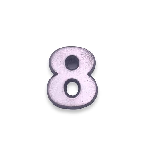 Image of Number 8 Eight Lapel Pin by StockPins