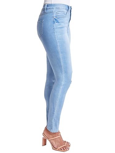 Royalty For Me Womens YMI Jeans Women's Tummy Control High Rise Essential Skinny Jeans2