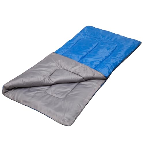 Bolsa de dormir para niños Stansport – Aislante sintético ligero para camping de verano, pijamadas y viajes – 58" x 28" – Se pueden unir para tamaño doble miniatura 2