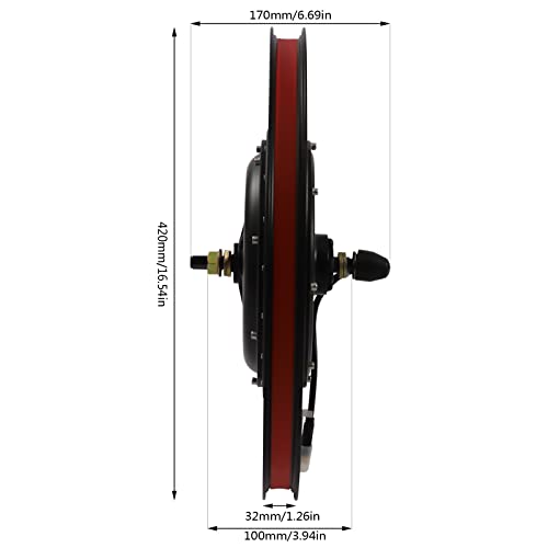 E-bike ombouwset 36 V 500 W elektrische fiets voorwiel motor conversie kit fiets retrofitset voor 20 inch fietsen - Afbeelding 3