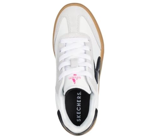 Skechers Bambina Zinger Lift - Homecoming Star Sneaker In Bianco/Nero, Taglia 31 - 3