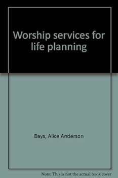 Hardcover Worship services for life planning Book