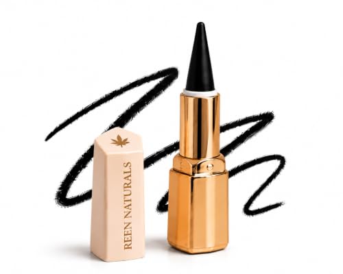Image of REEN NATURALS Baby Kajal Stick | 100% Natural Ayurvedic & Herbal Kajal | Traditional Lamp Black Method | Gentle & Chemical-Free | Eye Kajal for Kids | Eyeliner & Eyebrow
