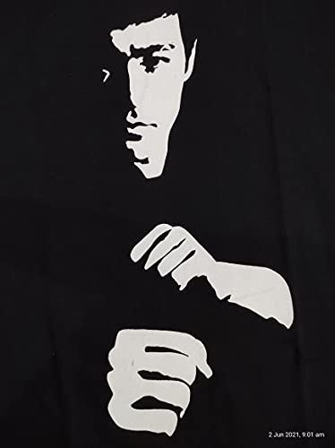 Image of Men's Cotton Graphics Printed Tshirt(BRUCELEE;)