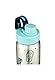 ergobag Edelstahl Trinkflasche Edelstahl Trinkflasche mit verschiedenen Motiven für Kinder, 500ml, BPA-frei, auslaufsicher, leicht zu reinigen Petrol