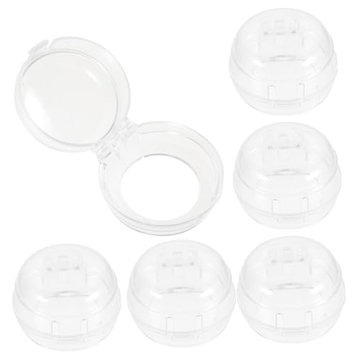 ARTSEWPLY 6 piezas Protector Transparente para Botones de Estufa Gas Cubiertas Seguridad Infantil Multiuso para Cocina Inducción Lavadora