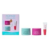 Kopari Forever Faves Bundle | Mini Organic Coconut Melt, Exfoliating Mini Coconut Crush Scrub, Clear Moisturizing Lip Glossy | Body and Lip Kit to Soothe and Hydrate Dry Skin | Cruelty Free, Vegan