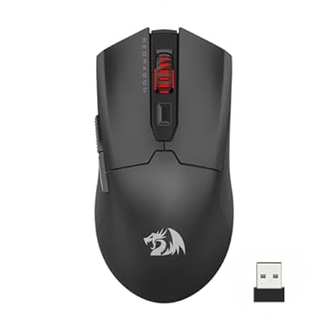 Mouse Wireless Redragon Fyzu Pro Preto
