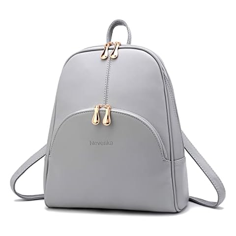 Nevenka Casual Gray Backpack Purse Cover