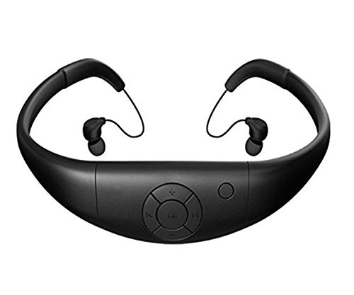 Waterproof MP3 Player Swimming Headphone, 8GB Swim Headset, Sports Running Headphone with Shuffle Feature