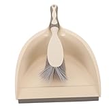SMASOLO Limpieza con Mini Escoba y Recogedor Blanco Cepillos Duraderos para Escritorio Teclado y Rincones Difíciles Kit Compacto para Ahorro de Espacio y Uso Portátil